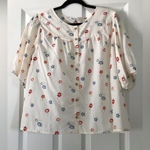 Madewell Flower Top